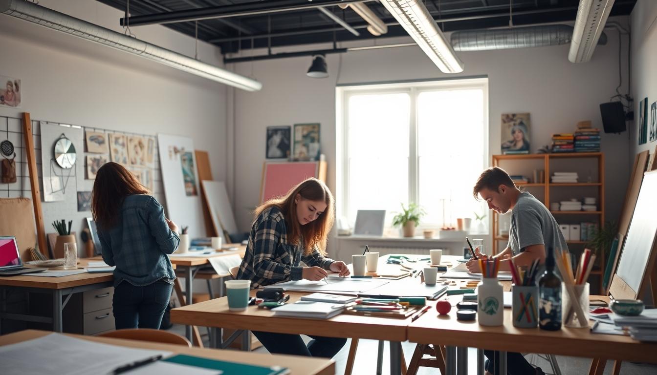 Organized study environment supporting productive learning